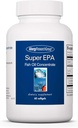 Groupe de recherche sur l'allergie Super EPA - Supplément Omega 3, Concentré d'huile de poisson, EPA, DHA, Acides gras Omega 3, Anchovies d'origine durable - 60 Nombre