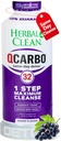 Herbal Clean Qcarbo32 Same Day Detox Cleanse Drink (32 fl oz) - Grape Flavor Full Body Cleanse* Detox Drink for high Texin Level*, Vitamine B2 et Vitamine B12 pour les hommes et les femmes