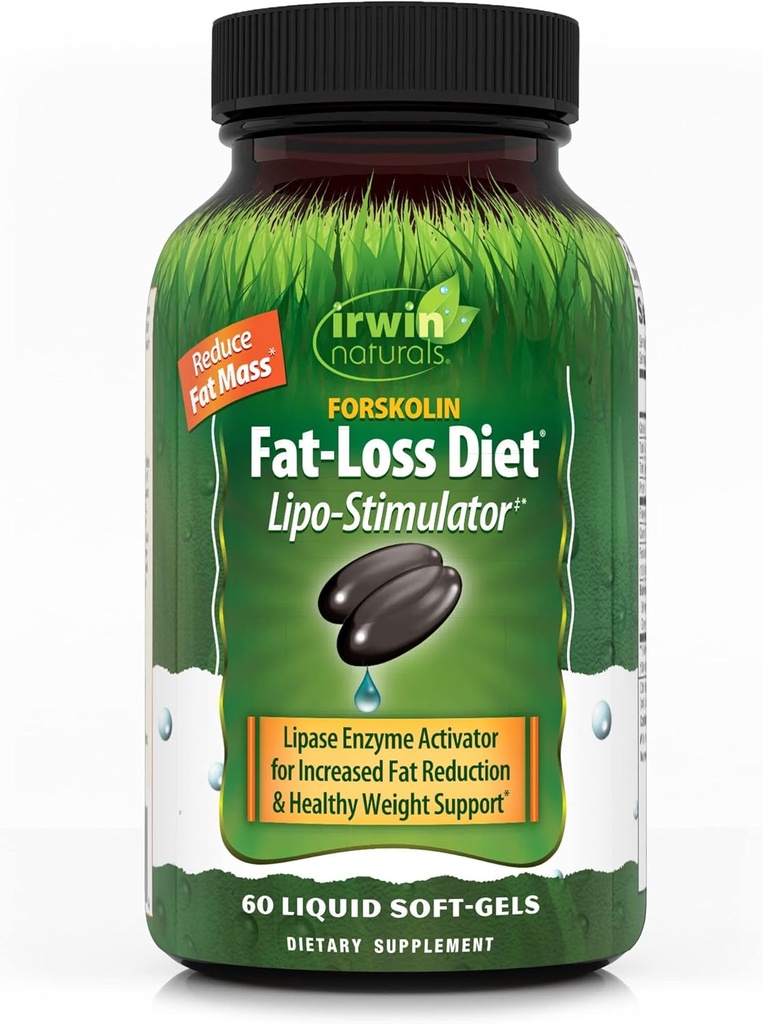 Irwin Naturals Forskolin Fat Loss Diet Supplément, 60 Compte