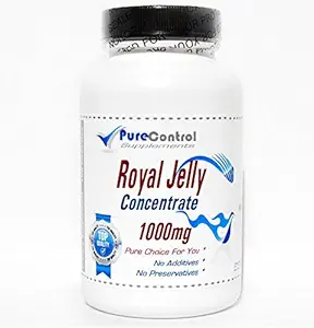 Royal Jelly Concentrate 1000mg // 200 Capsules // Pure // par PureControl Suppléments