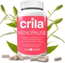 Suppléments pour la ménopause de la santé de Crisla pour les femmes - 60 Ct. I Sweats de nuit et flashs chauds Ménopause Relief pour les femmes sans œstrogène, ingrédients naturels, réduire les odeurs Swings, Fatigue et Bloating*