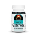 Source Naturals Glutathion, Supplément pour le soutien du foie, 250mg - 30 Capsules