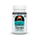 Source Naturals Enzymes essentiels 500mg Bio-aligné complément enzymatique multiple Défense à base de plantes pour la digestion, le gaz, la constipation et le dégel - soutient le système immunitaire* - 60 capsules végétariennes