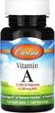 Carlson Labs Vitamin A Palmitate, 15000 IU, 120 Softgels