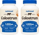 Nutricost Colostrum 500mg, 120 Caps (2 Bottles)