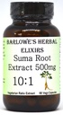 Barlowe's Herbal Elixirs Suma Root Extract Supplement | Pfaffia Paniculata | 10:1 Concentrated Extract | 500mg Per Capsule | 60 Vegan Capsules | Stearate-Free, Glass Bottled, Additive-Free