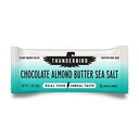 Thunderbird Bars Energy Snack, sans gluten avec des protéines, aliments sains et réels, Paléo végétalien non-OGM, Pas de sucre ajouté, chocolat au beurre d'amande Saveur de sel de mer (12 comte, 1,7 oz. Bars)