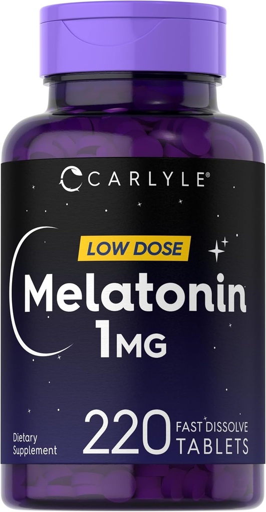 Carlyle Melatonine 1 mg 220 Comprimés à dissolution rapide