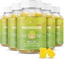 Gommies de magnésium BeLive 200mg - 60 Ct. Suppléments de glycine de magnésium pour la relaxation, le stress et le sommeil pour les adultes et les enfants - Saveur d'ananas savoureux et Tangy (3)