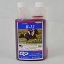 SUPER B-12 Supplément de Cheval d'Energie - Vitamines Hippiques B-12 et B-9 Support acide folique Liquide - Production de globules rouges et support d'endurance pour la performance de pointe - Quart, (2 Pack)