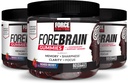 FORCE FACTOR Forebrain Gummies, 3-Pack, Nootropic Cerveau Support Supplément pour la mémoire et le focus, Cerveau Vitamine avec COGNIGRAPE et Huperzine A, Focus Gummies pour soutenir le rappel et la netteté, 180 Gummies