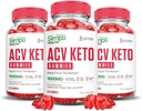 Laboratoires justifiés (3 Pack Simpli Health Keto ACV Gummies Formule avancée 1000MG vinaigre de cidre de pomme formulé avec jus de betterave de grenade poudre B12 Vegan Non OGM 180 Gummys