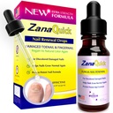 ZanaQuick Extra Strength Toenail & Fingernail Repair Drops - Renouvellement de l'entretien des ongles pour les ongles épais, endommagés et décolorés - 1 Pack, 0,50 fl oz
