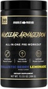 Pré-entraînement en poudre d'Armageddon pour hommes et femmes avec L-Citrulline, Beta Alanine Powder et Caféine (Limonade berry balistique - 30 portions)