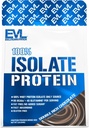 Évlution Nutrition 100% Isolé, Poudre de protéines Isolée Whey, 25 G de protéines d'absorption rapide, sans sucre ajouté, faible teneur en glucides, sans gluten (chocolat double riche, 1 LB)