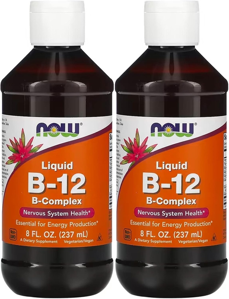 Alimentations Vitamine B-12 Liquide, 8 oz (paquet de 2)
