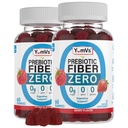 YumVs Sans sucre Gommies de fibre prébiotique pour les adultes et les enfants - Berry Flavor - Supplément de fibre haute kasher Halal 4g pour les femmes et les hommes - Fibre quotidienne pour la santé digestive (60 comte, 2PK)