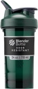 BlenderBottle Shaker Bouteille Pro Série parfaite pour les shakes protéiques et préentraînement, 24-Ounce, vert