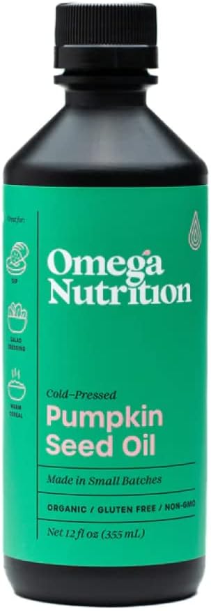 Huile de graines de citrouille de nutrition Omega, 12-Ounce
