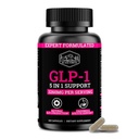 GLP-1 Supplément soutien (GLP-1 Supplément femmes) GLP Activer avec GLP-1 Probiotique et extrait de thé vert (5 en 1 GLP-1 Booster) 3260mg par service (1 mois d'approvisionnement) pour le soutien au métabolisme
