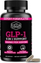 GLP-1 Supplément soutien (GLP-1 Supplément femmes) GLP Activer avec GLP-1 Probiotique et extrait de thé vert (5 en 1 GLP-1 Booster) 3260mg par service (1 mois d'approvisionnement) pour le soutien au métabolisme
