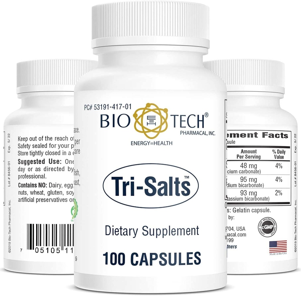 Bio-Tech Pharmacal Tri-Salts (120 g de poudre)