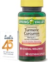 Spring Valley Curcumin supplément de curcumine avec 45 Diabète Décodé de Lual Complexe avec CurcuWin