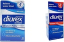Diurex Ultimate 60 Count & Ultra 80 Count Pills Water Bundle - Diurétique de résistance maximale pour le soulagement rapide de la boule