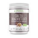 Primal Cuisine Chai Thé Collagène Kéto Latte Poudre, Collagène Peptide Mélange de boisson, 8.55 Ounces