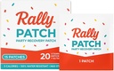 Rally Patch 30-Pack – Patchs individuels de récupération de soirée pour les fêtes de baccalauréat, les voyages de filles, les festivals, les soirées dehors, les essentiels de voyage, le support après-part (30 Pack)