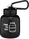 ONMYWHEY - Poudre de protéines et complément entonnoir porte-clés, conteneur portable aller-retour pour la gym, entraînement, fitness, et Voyage - TSA Approuvé, Temps pour obtenir Wheysted