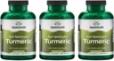 Swanson Full Spectrum Turmeric (Curcumin) - Supplément pour la santé, la digestion, la santé cardiaque et le soutien du foie - Curcuma Longa Formula Promotion du soutien mémoire - (240 capsules) 3 Pack