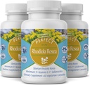 Perfect Supplements – Perfect Rhodiola Rosea – 60 Capsules – Natural Adaptogen Supplement – Increases Energy – Better Focus – 3 Pack