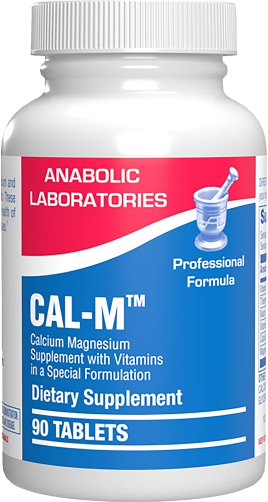 Supplément de magnésium de calcium avancé - Calcium de magnésium formulé cliniquement avec vitamine D3 B1 B3 et B6 pour le soutien du coeur et des os musculaires - sans gluten végétarien non-OGM (1 mois) M
