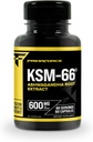 Primaforce KSM-66 Extrait de racine Ashwagandha (600mg) 60 Capsules de Veggie - 5% Witanolides avec BioPerine
