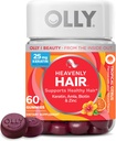L'OLLY Gummy Cheveux Célestes, soutient cheveux sains, kératine, biotine, AMLA, Supplément à croquer, 30 jours d'approvisionnement - 60 comte