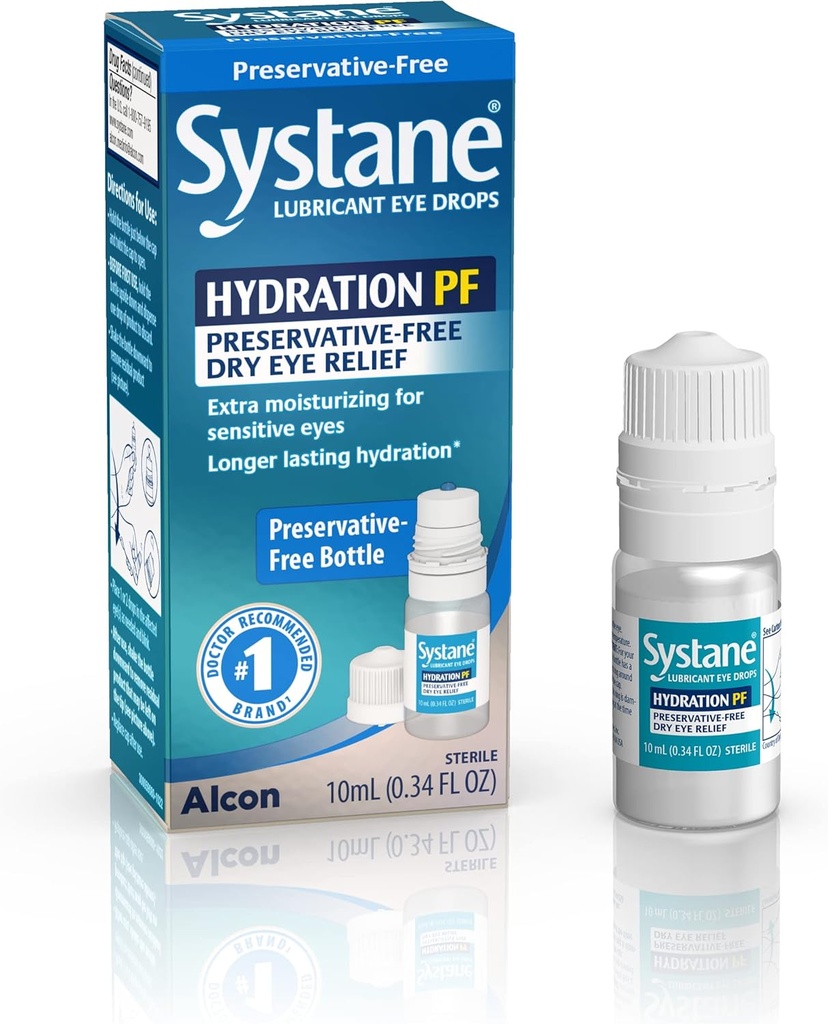 Systane Nuit 3,5g Lubrifiant Onguent oculaire et Hydratation Systane 10ml Lubrifiant gouttes oculaires