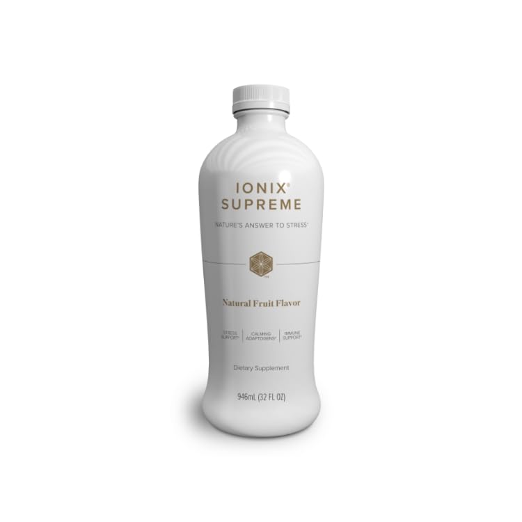 Isagenix Ionix Supreme - Boire avec Niacine, Vitamine B12, Vitamine B6 et Riboflavine pour aider à lutter contre le stress - Bouteille 32-Ounce (arôme naturel de fruits)