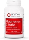 PROTOCOLE POUR LA BALANCE DE VIE Citrate de magnésium 400mg - Soutien de la santé cardiaque et de la formation des os - Supplément alimentaire biodisponible - Vegan, Kosher et Halal - 100 onglets