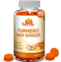 Curcumin curcumin et gingembre à croquer pour adultes et enfants. Vegan Friendly, Kosher & Halal, sans gluten, sans OGM.