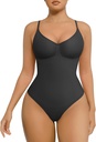 FeelinGirl Shapewear Combinaison pour femmes Tummy Control Seamless Sculpting Sculpting Snatched Body Suit Shaper String