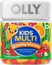OLLY Enfants Sommeil et multivitamine Gummy, Mélatonine et vitamines A-E, Bs, zinc, 50 Compte Sommeil et 70 Compte Multivitamine