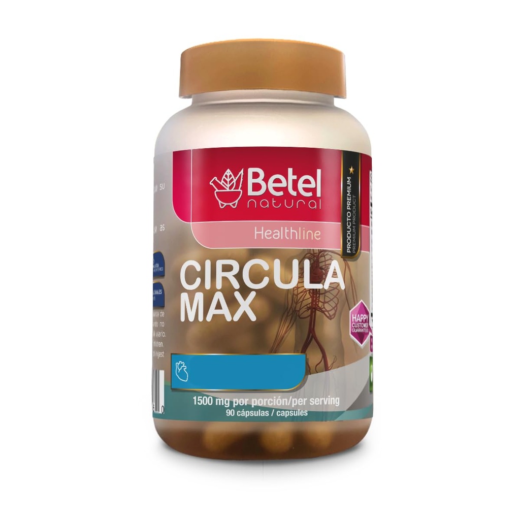 Betel Natural Circulamax Capsules Natural Support for Healthier Circulation - 90 Capsules