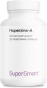 Supersmart - Huperzine-A 100 mcg per Day - Alkaloid Extract Supplement | Non-GMO & Gluten Free - 120 Vegetarian Capsules