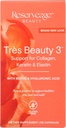 Nutrition réservée - Tres Beauty 3 - Supplément pour la croissance des cheveux, soins de la peau et soins des ongles - Supplément collagène avec kératine et biotine - Sans gluten - 90 capsules (30 portions)