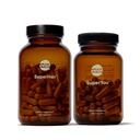Jus de lune 1 SuperYou & 1 SuperHair-Supplément Adaptogène SuperYou pour le supplément multivitamine de calme et SuperHair pour les cheveux plus sains et plus épais