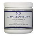 MD Ultimate Beauty Drink Powder CollagenType I & III. Collagen Complément alimentaire avec antioxydants.
