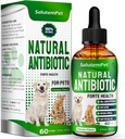 Dog Antibiotics Forte Health | Antibiotics for Cats | Herbal Supplement for All Breeds | for Easy Breathing | Digestion and Urination | Skin & Coat | Chicken Flavor | 2 Oz
