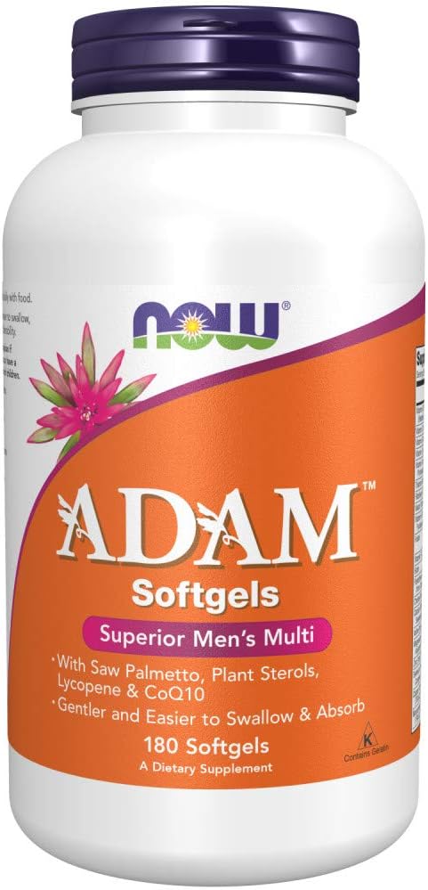 Nourritures AdamTM Vitamines multiples pour hommes -Softgels,180 Compte (paquet de 1)