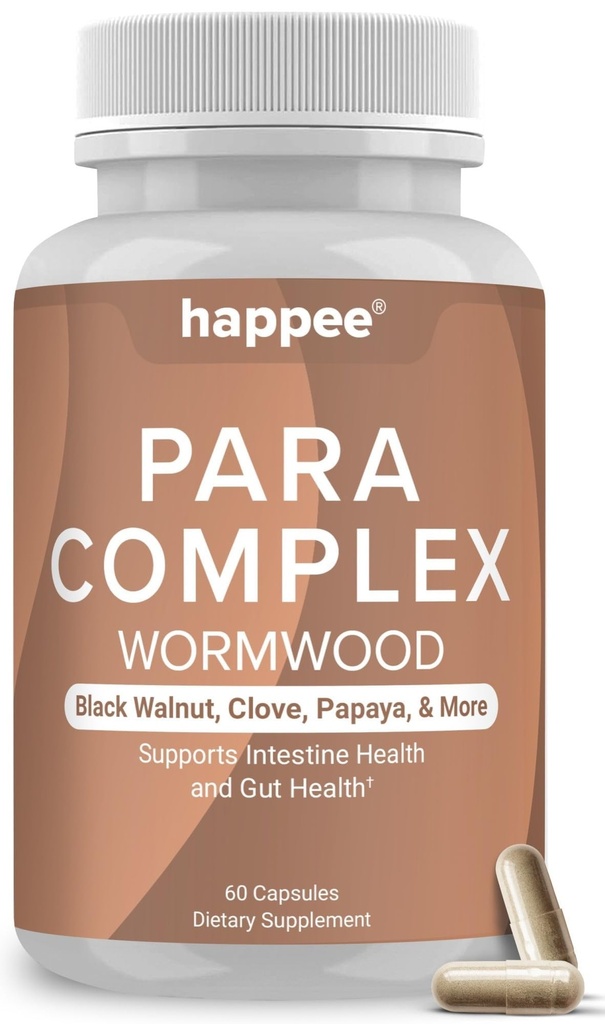 ParaComplex Protestinal Guard for Humans - para Purge Herbal Cleanse for Gut Health & Digestive Balance - avec Wormwood, noix noires, ail et plus - 60 capsules